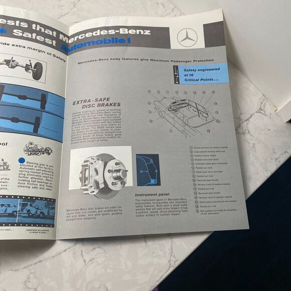 Mercedes-Benz Why Treat a Car Like This Automobile Dealer Sales Folder Brochure - Picture 5 of 6